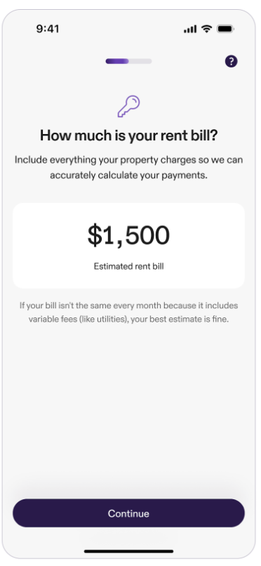 Flex-rent-payment-signup Flex rent payment sign up in the app.